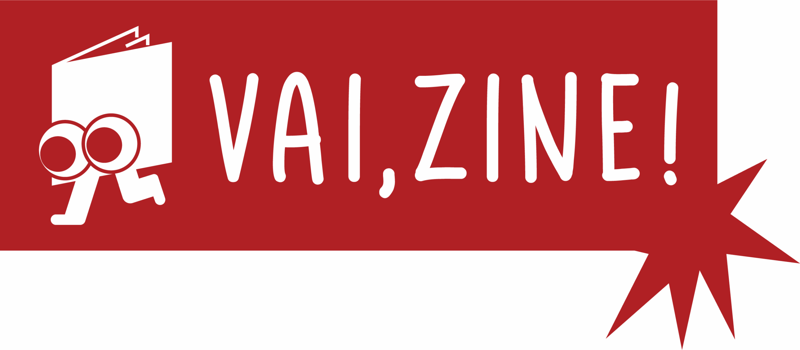 Vai Zine logo_fundo vermelho